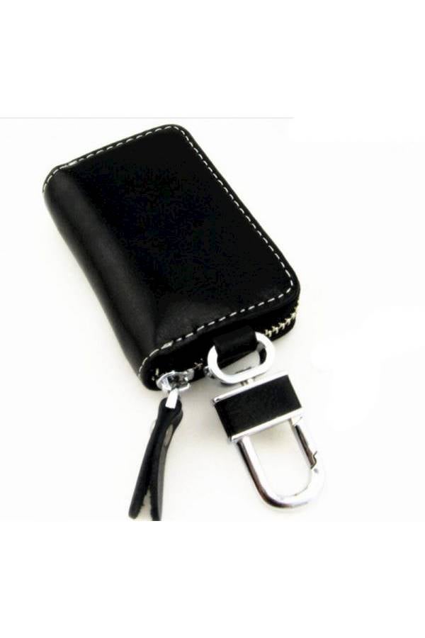 Toyota Leather Ring Holder Cover Car Auto Coin Cover Zipper Keychain - Image 3