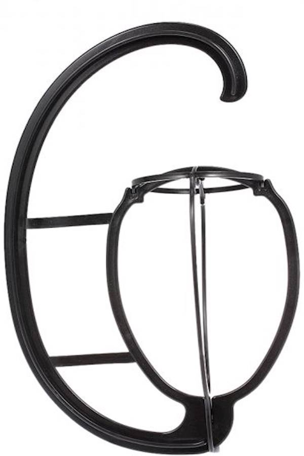 Plastic Wig Stand Black - Image 1