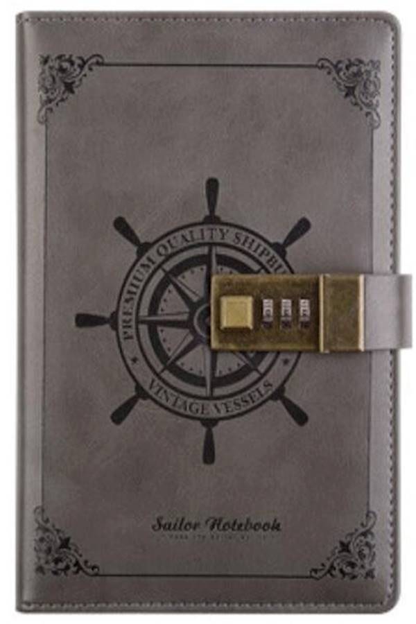 Generic - Lock Vintage Diary Student Notebook - Image 1
