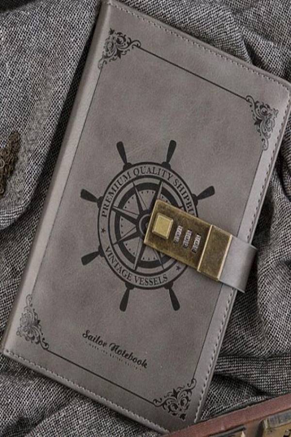 Generic - Lock Vintage Diary Student Notebook - Image 1