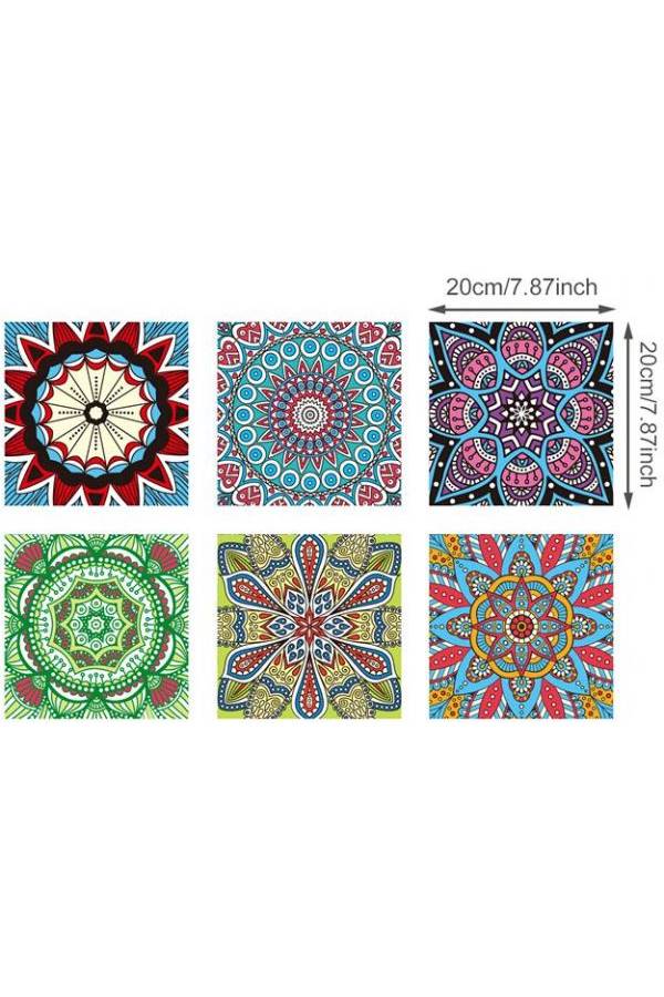 Moroccan Design Tile Sticker Multicolour 20x20cm - Image 5