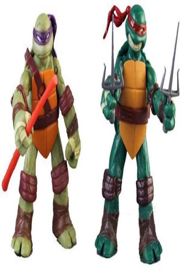 مجموعة مجسمات لشخصيات فيلم "Teenage Mutant Ninja Turtles" مكونة من 4 قطع - Image 2
