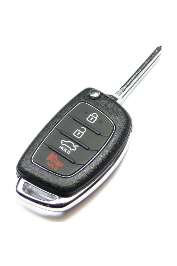 Hyundai Key Fobs Remote And Key Without Chip With Four Buttons Key Chain