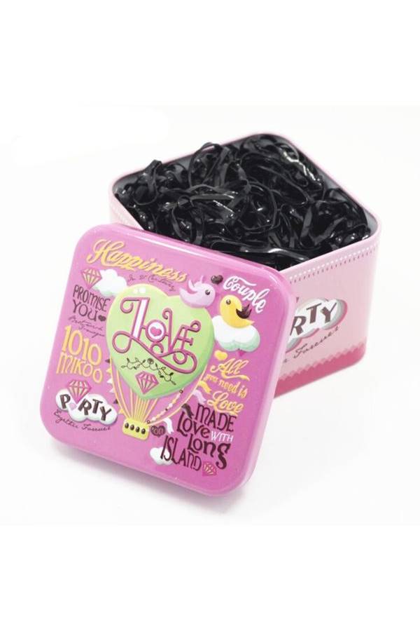 Generic 700 pcs Children Hair Bands Girl Hair Accessories with Box Hot Air Balloon  -00270 Black
