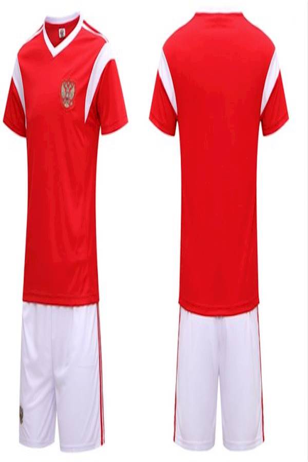Generic 2018 Russia World Cup Jersey Russia Men Adult Soccer Suit Short Sleeve For Men Xxxl  - Image 2