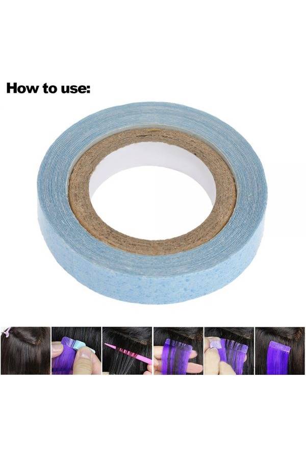 Double Side Hair Tape Blue 3yard - Image 2