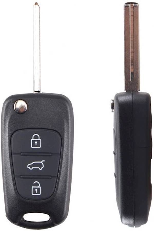 Basic Replacet Cover For Hyundai Remote Key 3 Button Uncut Keyless Entry Car Key Fob Shell Case Key Chain - Image 4