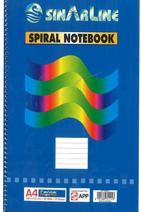 SINARLINE A4 Spiral Notebook
