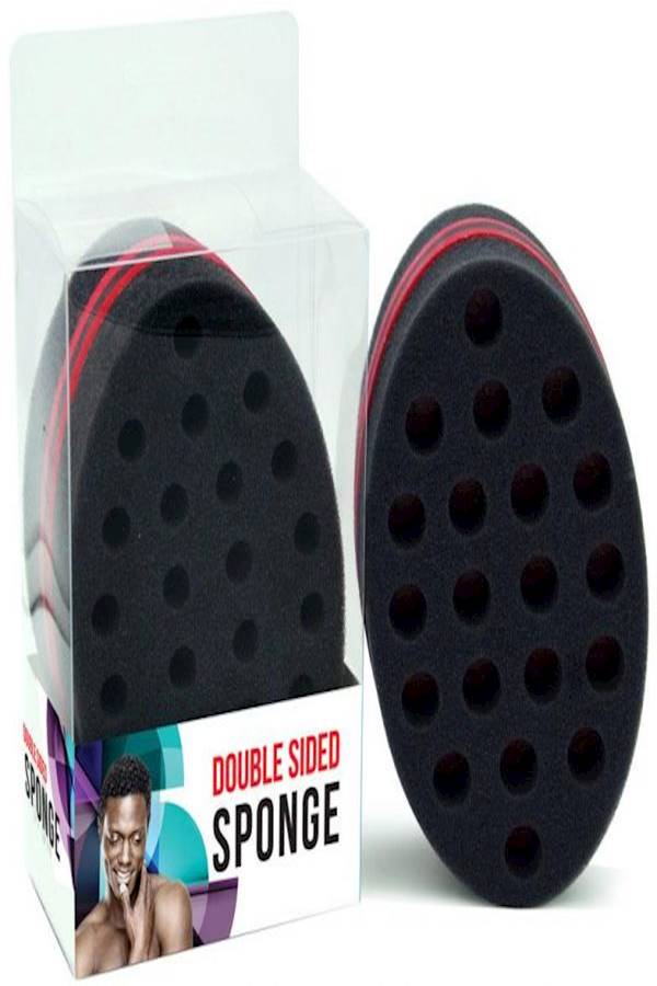 Generic - Double Sided Dread Twist Sponge Black/Red - Image 1
