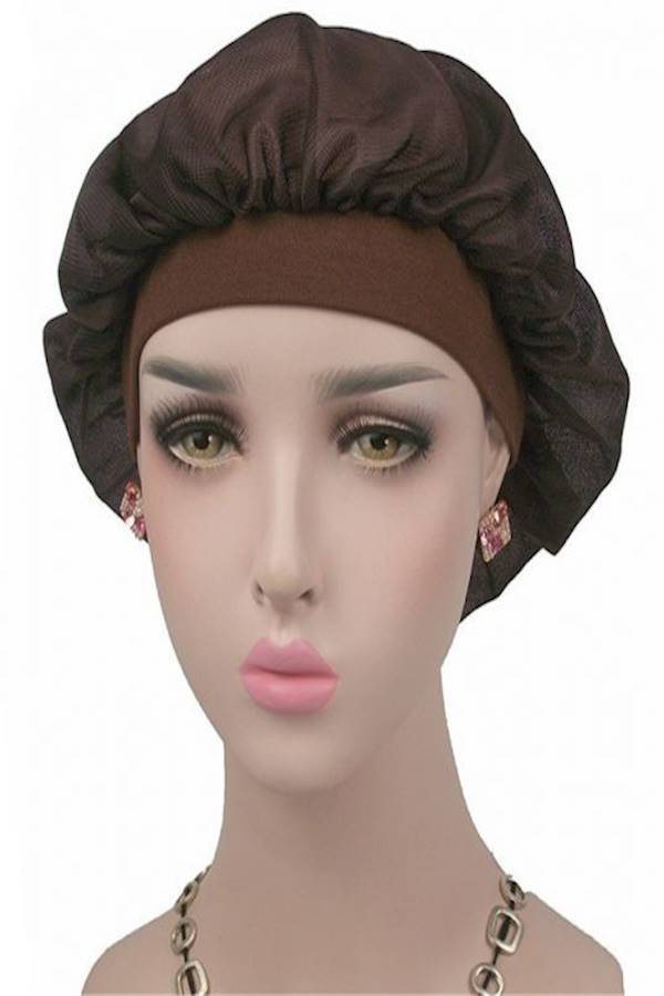 Generic Hair Bonnet Brown  - Image 1