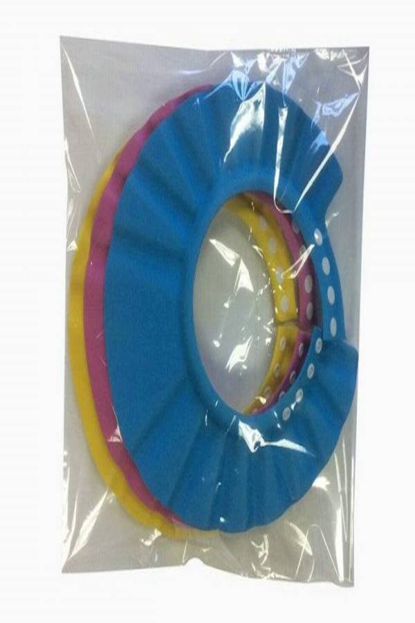 Generic 3Piece For 1 Set Of Baby Shower Cap Bath Shampoo Cap Hat  - Image 5