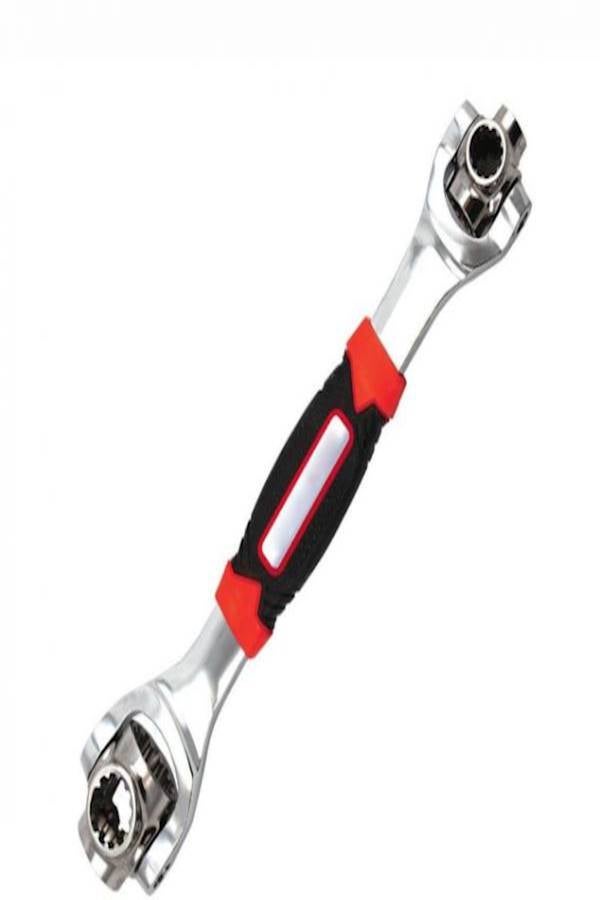 48-In-1 Car Repair Wrench Tool Red/Silver/Black  - Image 2