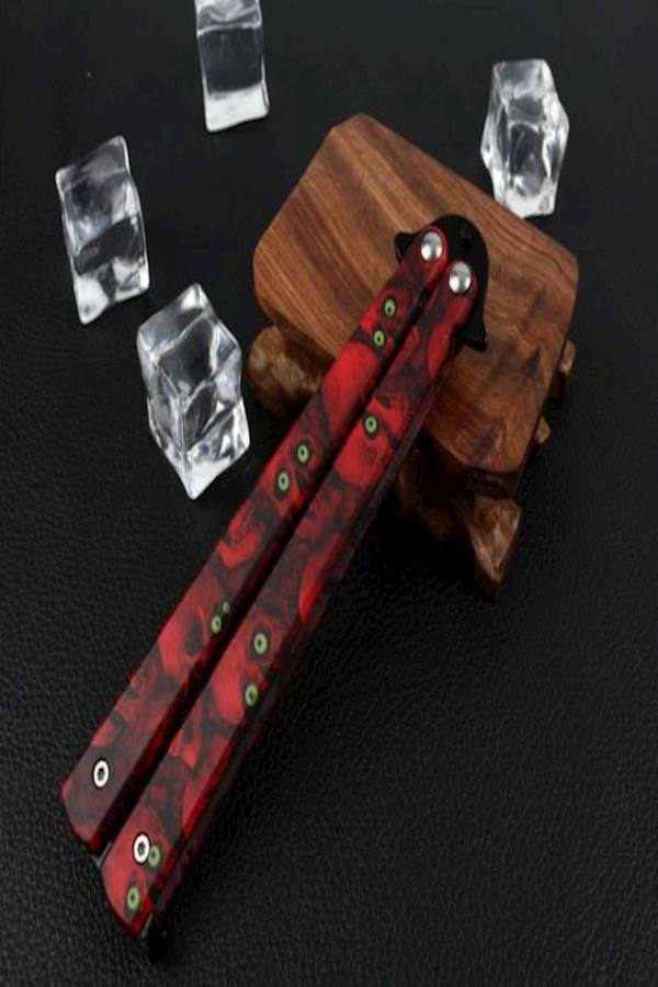 Generic Metal Practice Butterfly Style Knife Trainer Tool - Image 4