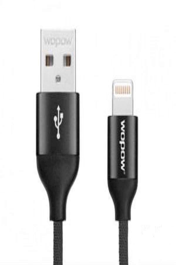 وبو كيبل شحن  1 متر للآيفون لون أسود Lc909 أسود