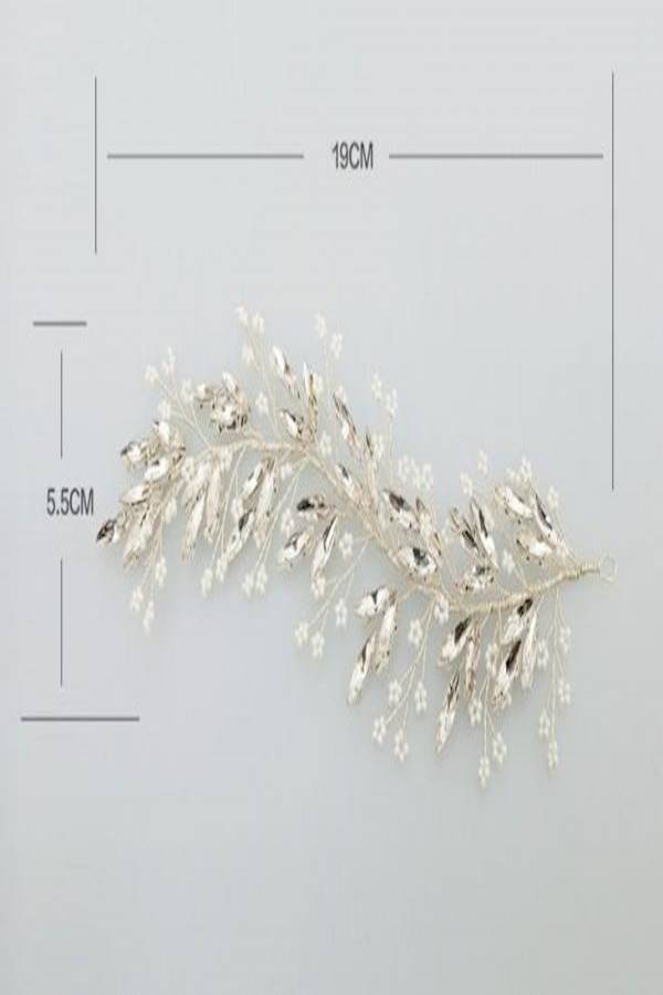 ماركة غير محددة مشبك تزيين الشعر للعرائس  - Image 4
