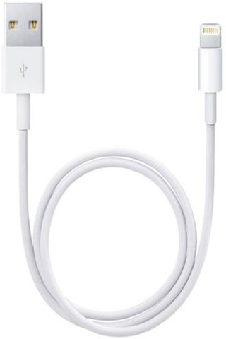 كابل Lightning بمنفذ USB للشحن ومزامنة البيانات لأجهزة آيفون وآي بود وآي باد، طول 1 م - v1555619617/N24009473A_1