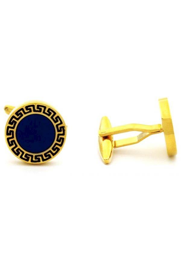 Generic - Copper Metal Plated Round Cufflinks - Image 1