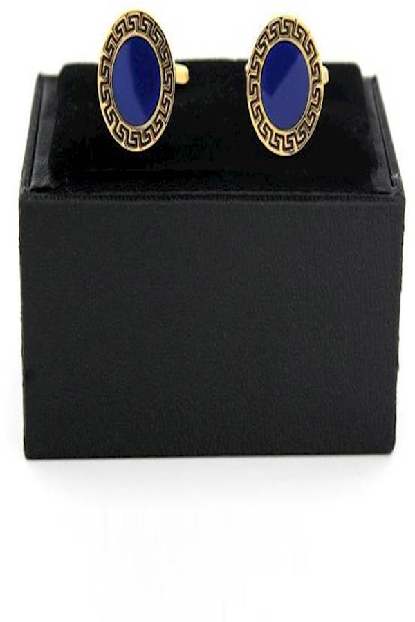 Generic - Copper Metal Plated Round Cufflinks - Image 1