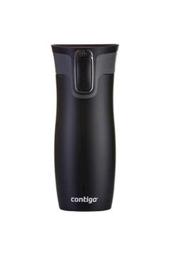 Contigo West Loop Travel Mug (470 ml, Matte Black) Black  - Image 1