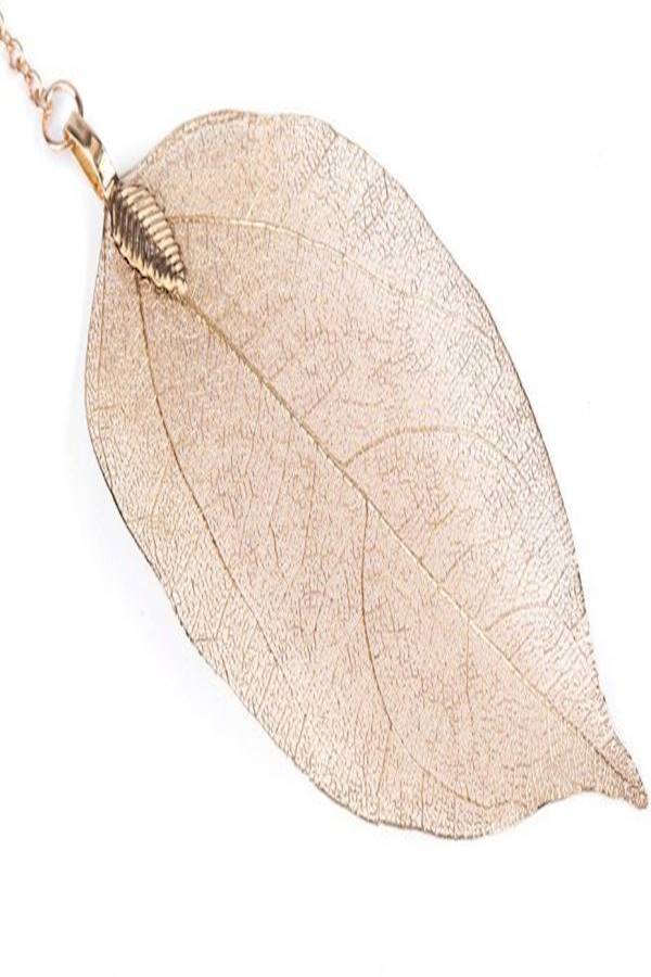 فاصل كتب من المعدن بتصميم ورقة شجر بدلاية على شكل شخصية أليس، قطعة واحدة - Image 3