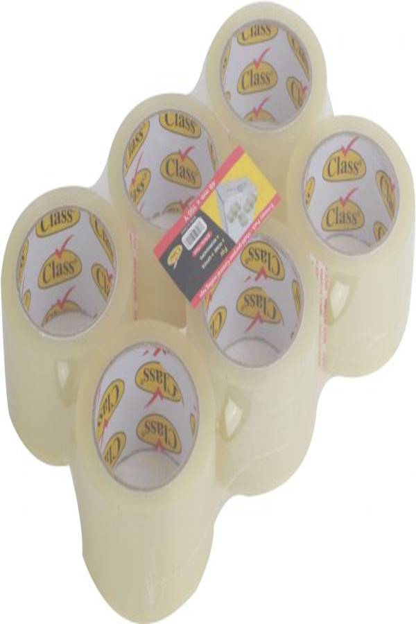 class Tape Set 48X100 Yd  6 Pieces Clear 