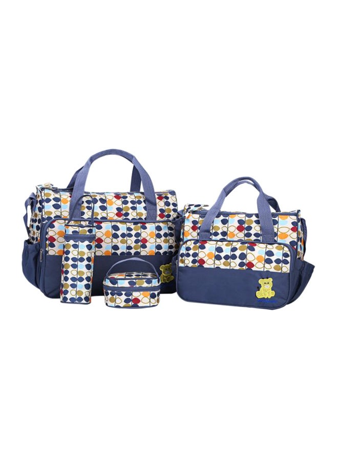 5-Piece Printed Diaper Bag Set