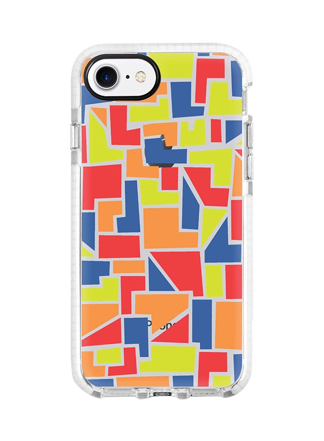 Stylizedd Protective Case Cover For Apple iPhone 7 Color Shapes