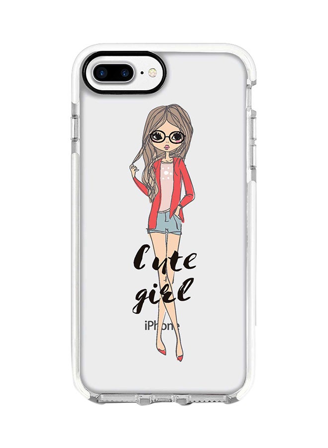 Stylizedd Protective Case Cover For Apple iPhone 7 Plus Dreamer Cute Girl 