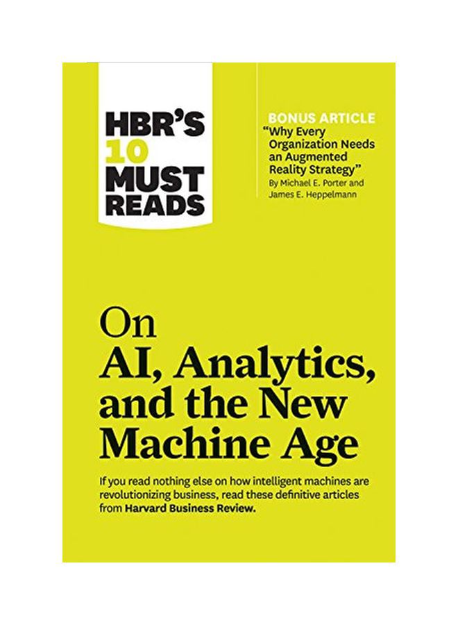 HBR'S 10 Must Reads: On AI, Analytics, And The New Machine Age Paperback English by Harvard Business Review Press - 24-Dec-18 