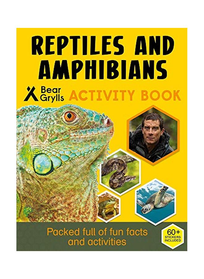 Bear Grylls Sticker Activity: Reptiles & Amphibians Paperback English by Bear Grylls