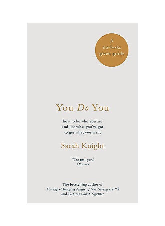 You Do You Hardcover English by Sarah Knight 