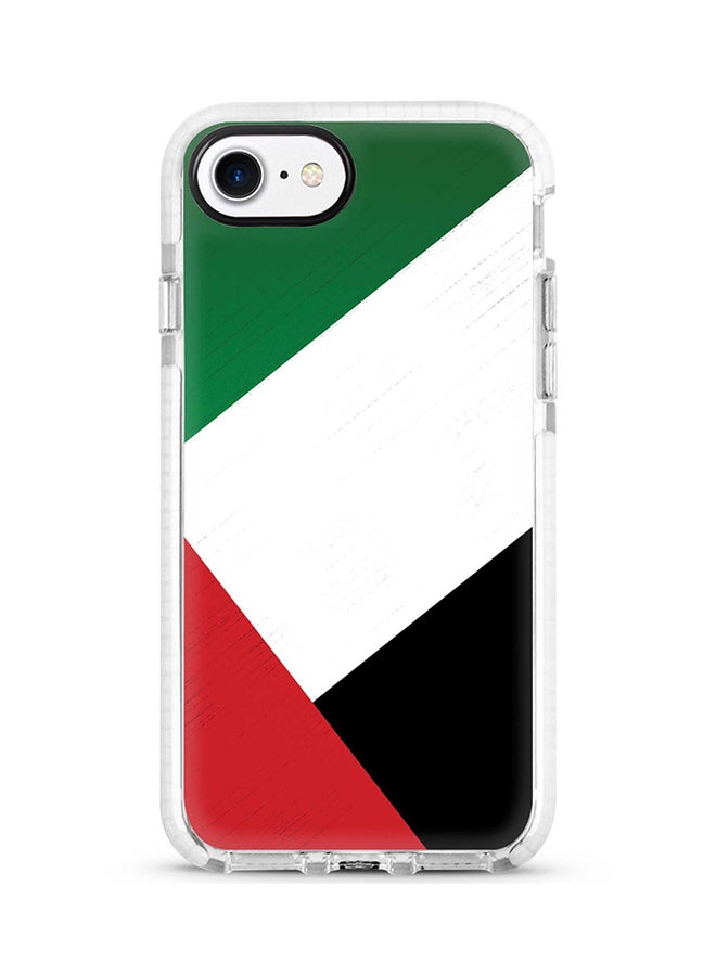 Protective Case Cover For Apple iPhone 8 Flag Of UAE Full Print