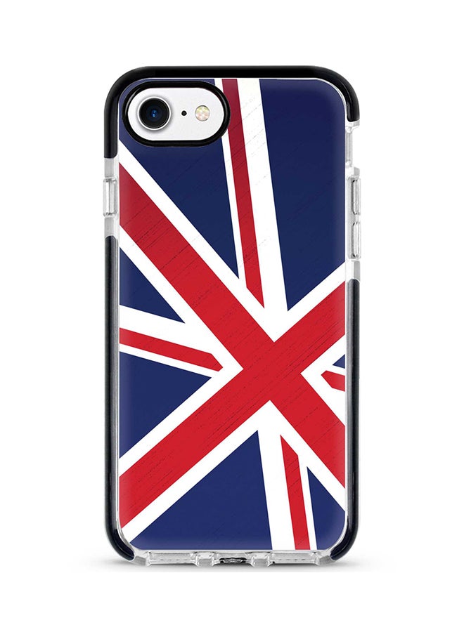 Protective Case Cover For Apple iPhone 7 Flag Of UK Full Print