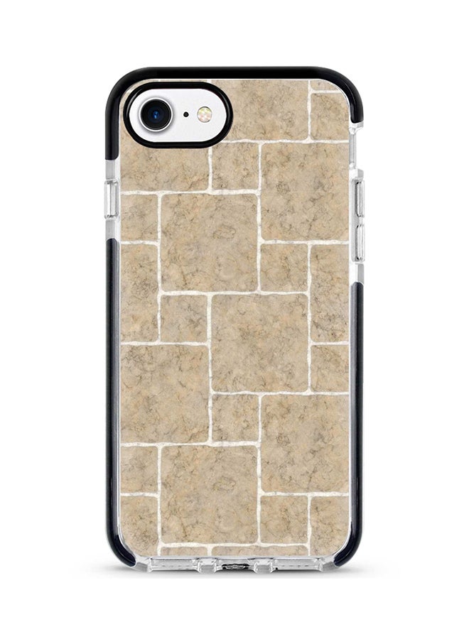 Protective Case Cover For Apple iPhone 7 Garden Tiles Full Print