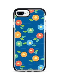 Protective Case Cover For Apple iPhone 8 Plus Floral Bubbles Full Print