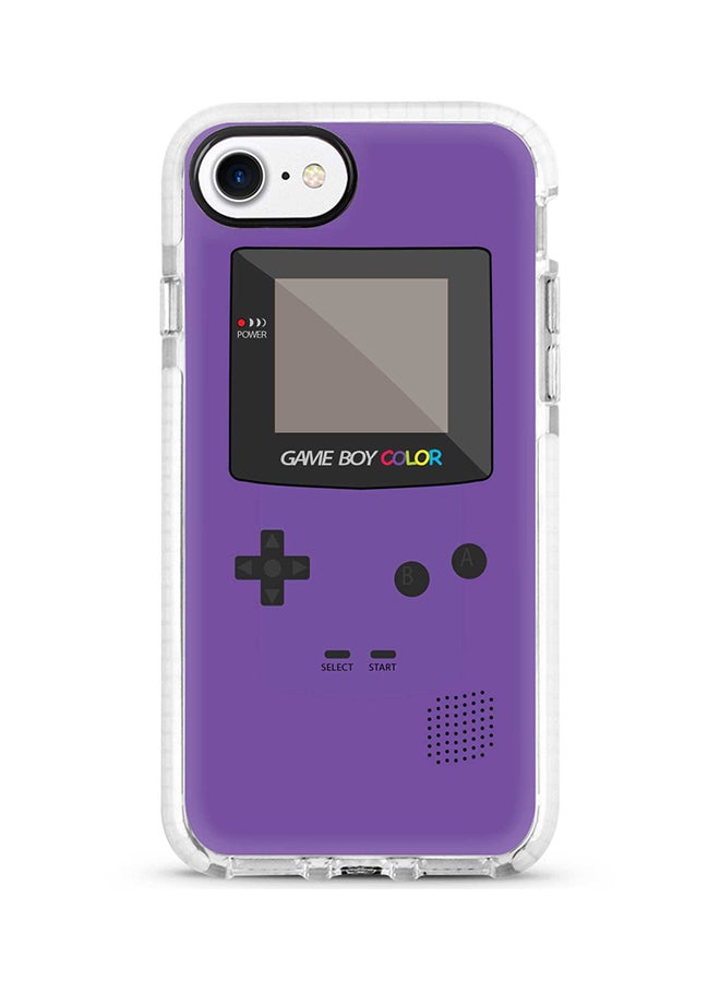 Stylizedd Protective Case Cover For Apple iPhone 8 Gameboy Color - Purple Full Print