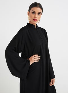 حياة عباية بقصة كلاسيكية أسود  - Image 3