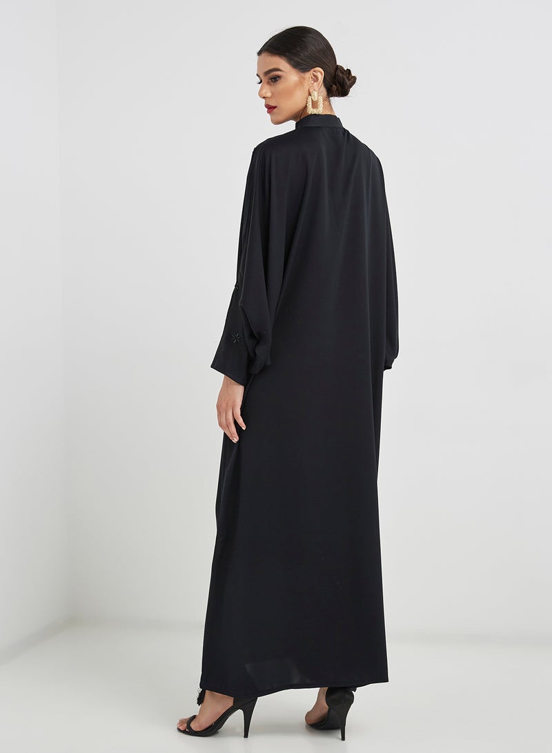 Simple Embellished Abaya Black - v1555667791/N22286498A_2