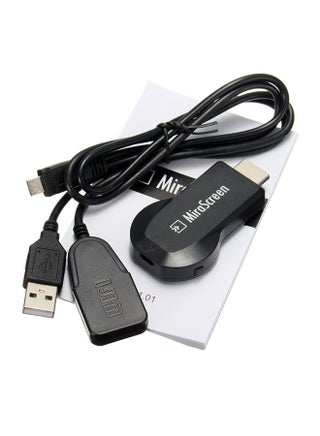 Miracast WIFI Display TV Dongle Receiver Convertible Adapter Black - v1555672985/N23894191A_1