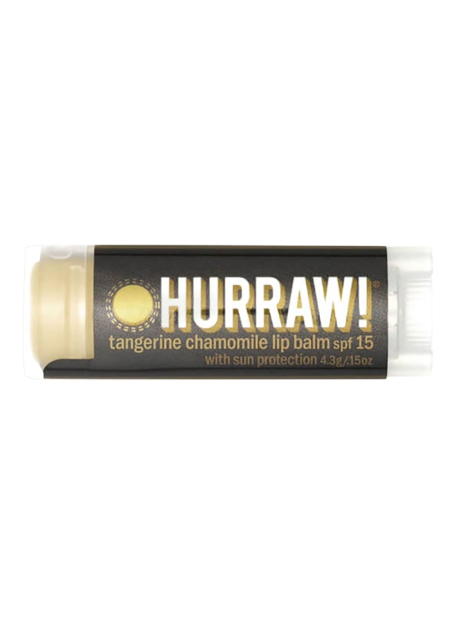 Tangerine Chamomile Lip Balm White