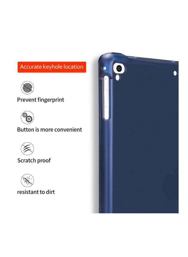 EHOME Leather Case Cover With Pencil Holder For Apple iPad (2018) Midnight Blue - Image 3