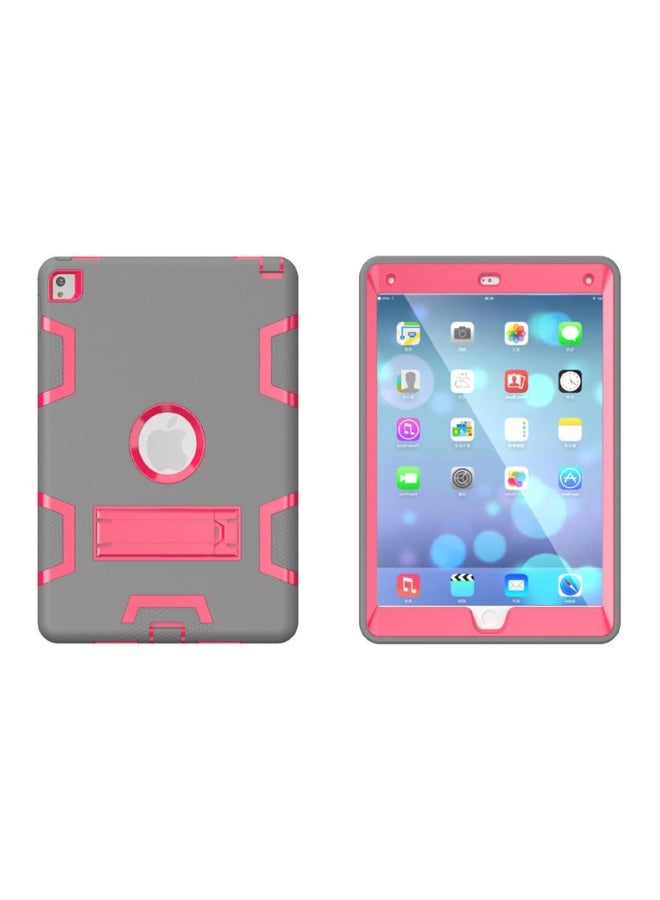 EHOME Hard Case Cover With Stand For Apple iPad Pro 9.7 Inch(2017/2018) Grey/Pink - Image 2