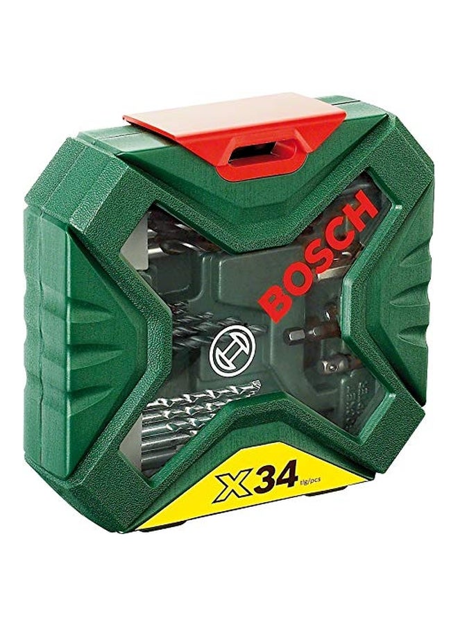 BOSCH - Power Tool Acc Set X-Line 34Pcs 2607010608 Bosch Multicolor - Image 1