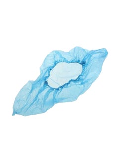 100-Piece Disposable Shoe Cover Set Blue - v1555684086/N23573016A_1