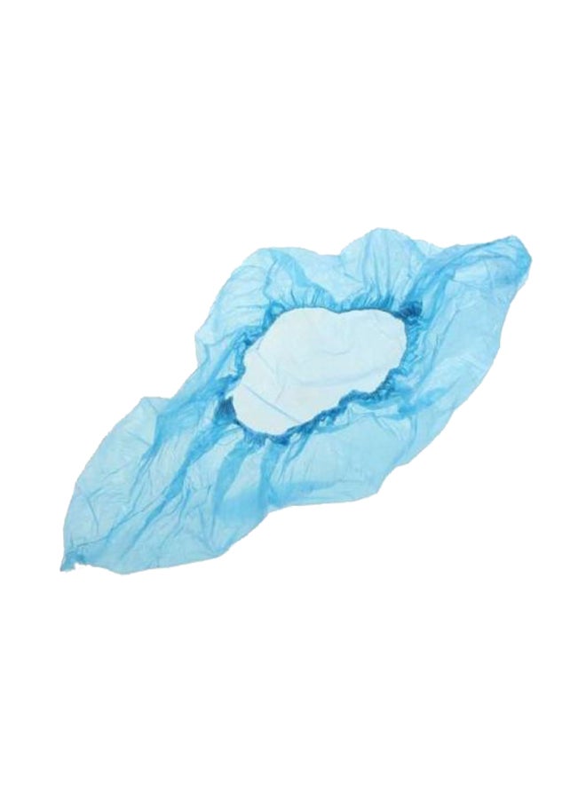 Cisne 100-Piece Disposable Shoe Cover Set Blue 