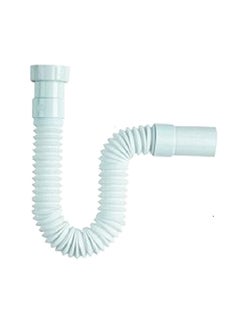 Bathroom Flexible Waste Pipe White 1.25inch