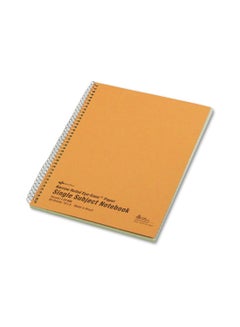 National 2-Piece Subject Wirebound Notebook Set Orange/White  - Image 1