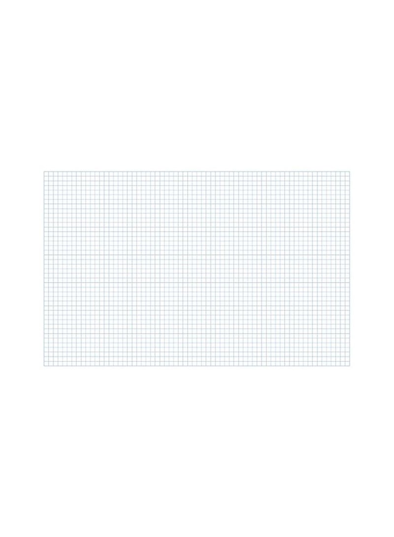 Next Day Labels - Graph Paper Notebook White/Black - Image 1
