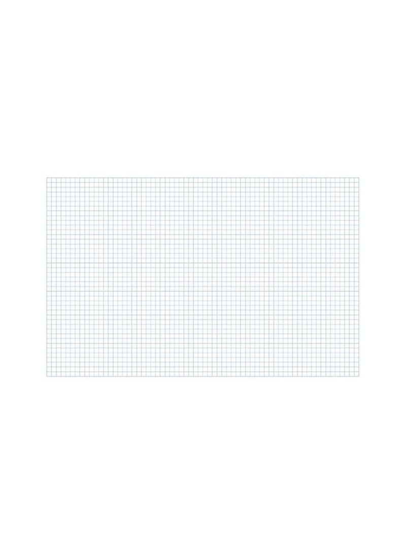 Next Day Labels - Graph Paper Notebook White/Black - Image 1