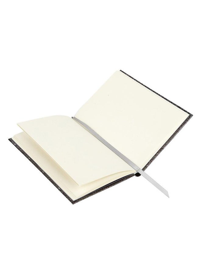 ATL Hard Cover Embossed Journal Notebook With Pen Multicolour - Image 3